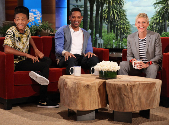 Jaden Smith, Will Smith, Ellen Degeneres Show Jaden Smith, Will Smith, Ellen Degeneres Show